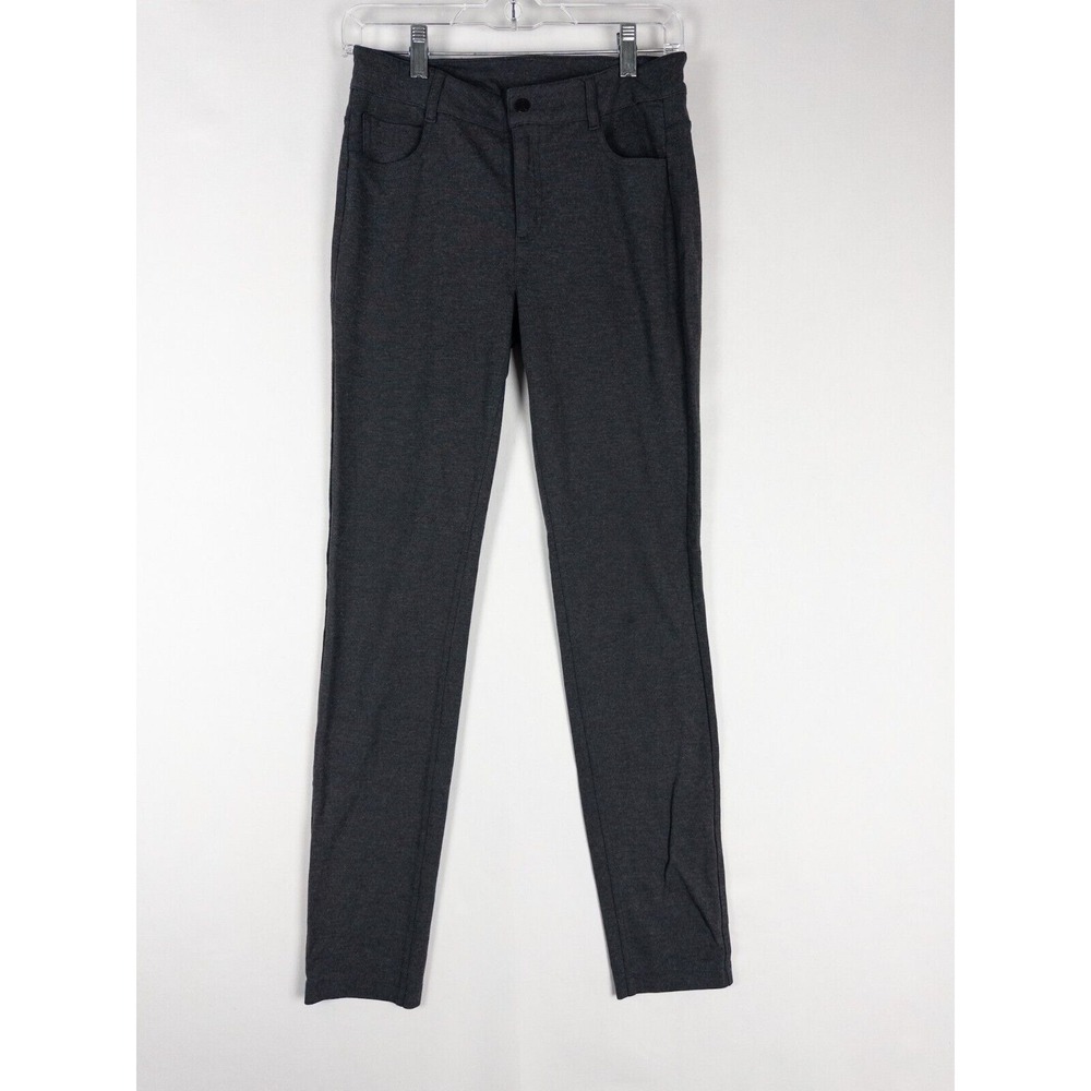 Athleta Performance Pants Womens 6 Heather Gray Stretch Jegging rn 54023 Tapered